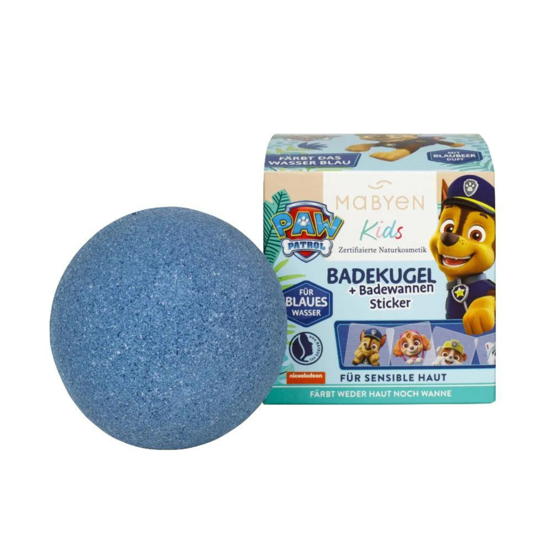 MABYEN Kids Badekugel (blau, gelb, grün) 6er Set