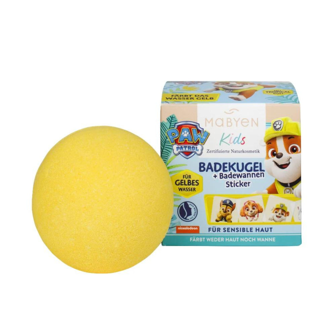 MABYEN Kids Badekugel (blau, gelb, grün) 6er Set